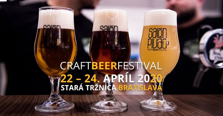 Zrušené - Salón Piva Bratislava - APRÍL 2020